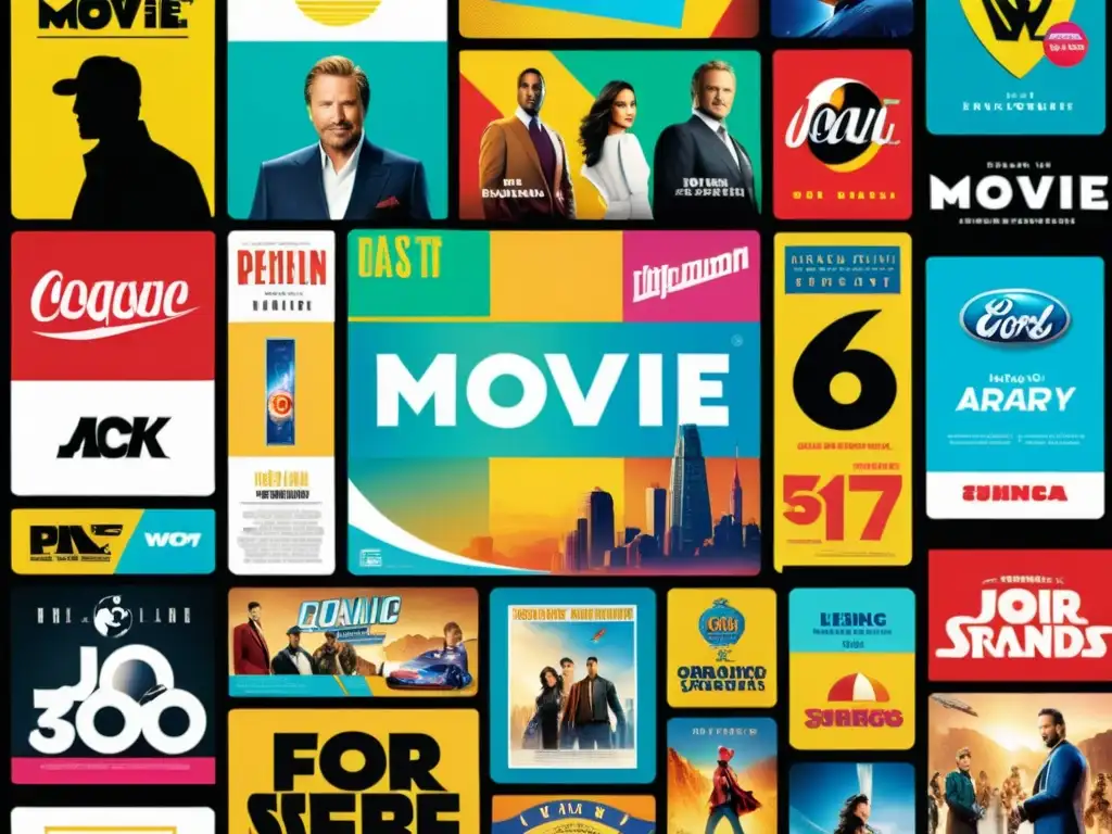 Collage dinámico de marcas de entretenimiento y acuerdos de licencias, representando diversidad y profesionalismo