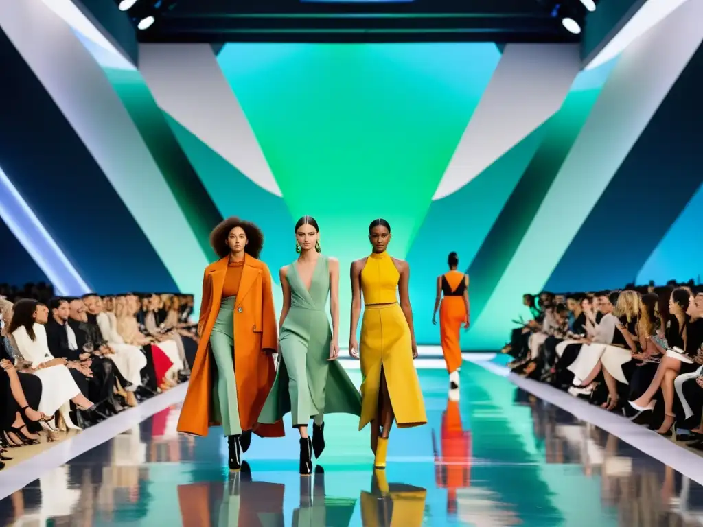 Desfile de moda sostenible con marcas innovadoras, desafíos y oportunidades en la industria