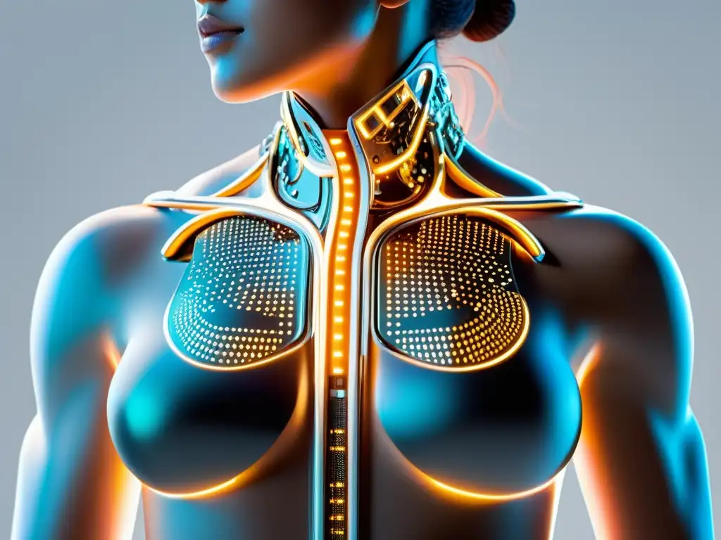 Dispositivo médico futurista de alta tecnología Detalles nítidos de un dispositivo médico futurista, desafíos propiedad intelectual dispositivos médicos