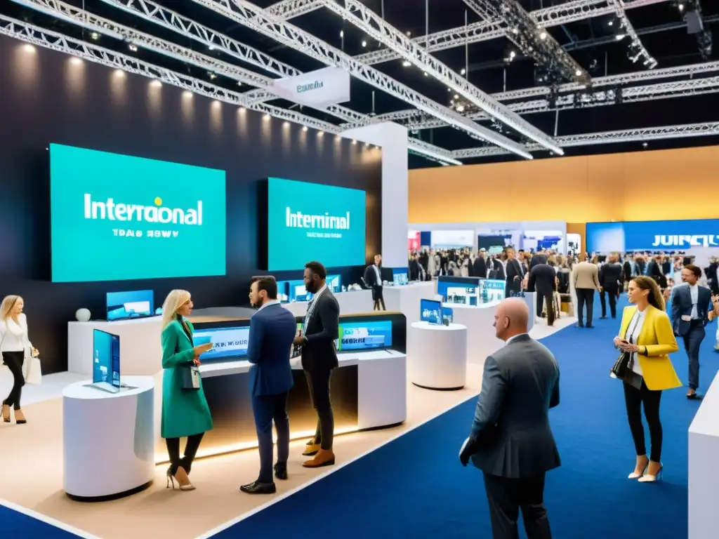 Feria de moda internacional: marcas de lujo y diversidad Un emocionante evento de moda internacional con marcas de lujo y diseñadores, destacando la protección de marcas y el comercio internacional