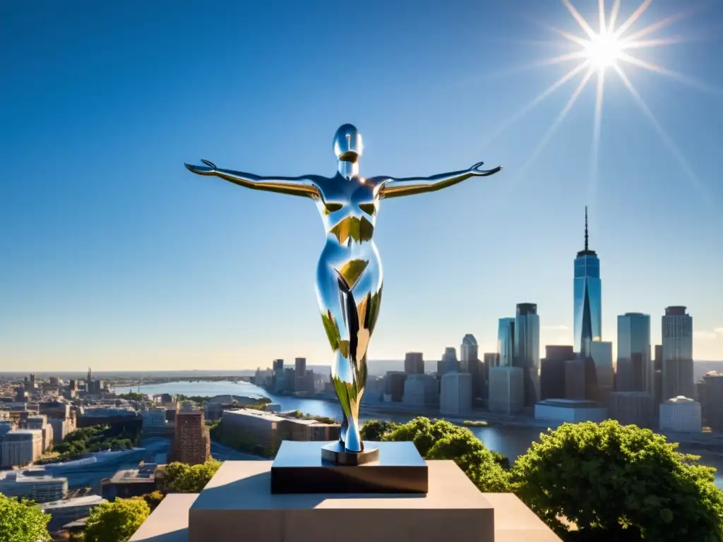 Escultura metálica en la ciudad proyecta protección legal esculturas tridimensionales