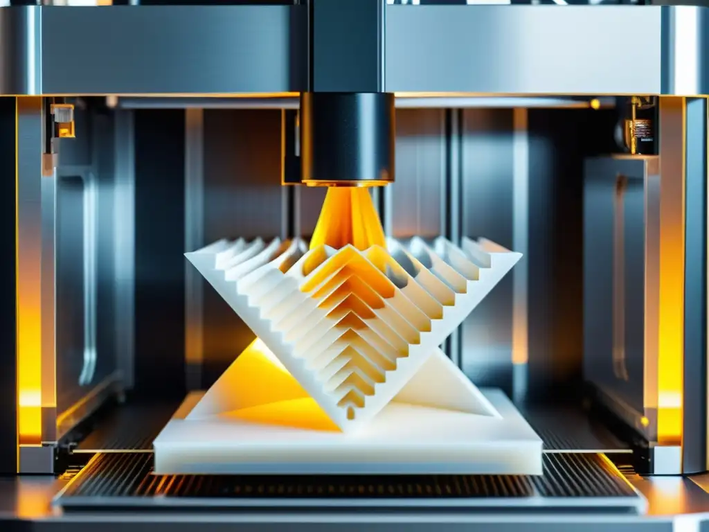 Fascinante impresión 3D en acción, mostrando capas detalladas