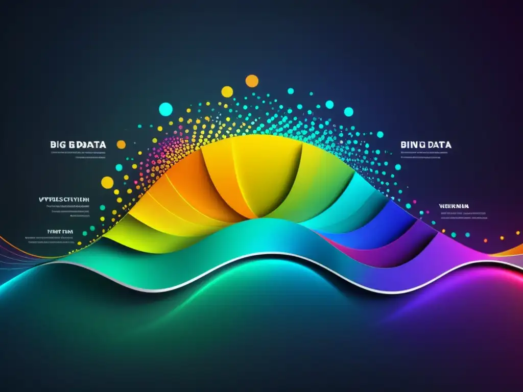 Visualización futurista de datos interconectados en Big Data, reflejando la evolución estratégica de marcas