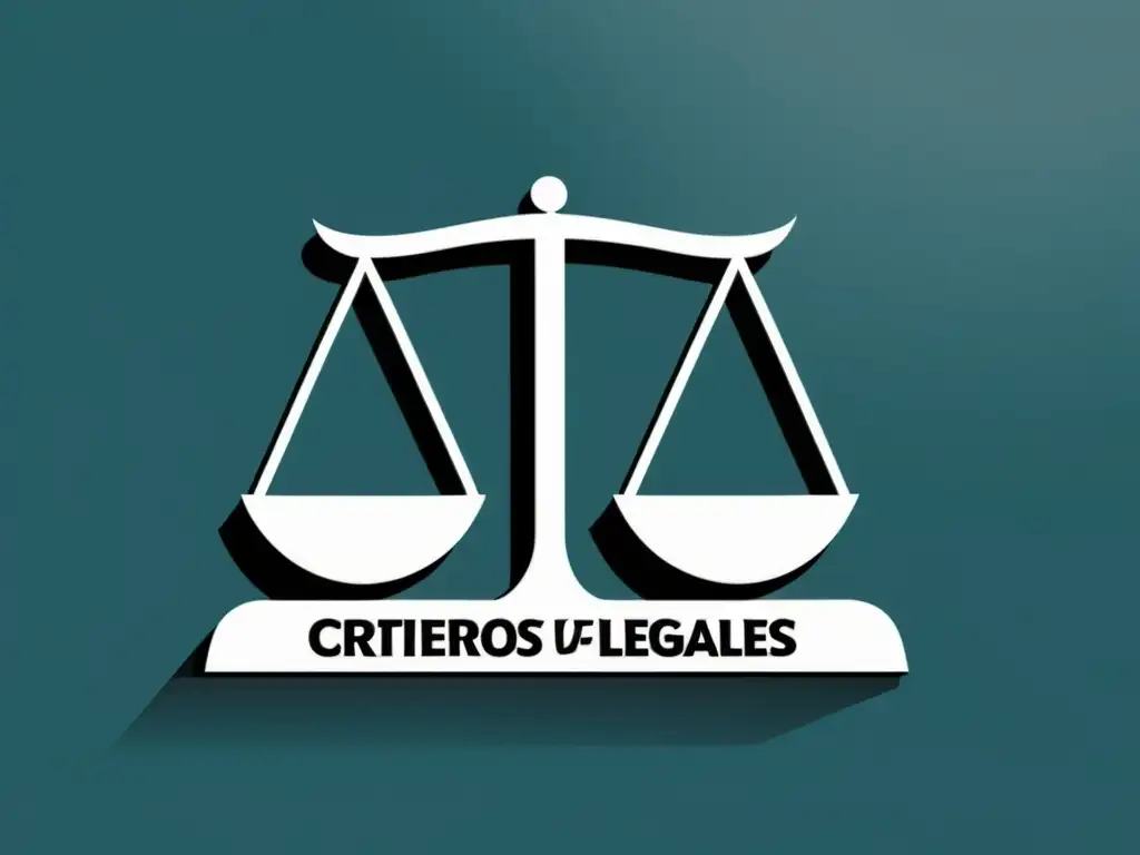 Imagen de una balanza moderna con las palabras 'Elección de un Nombre de Marca' y 'Criterios Legales', representando la ponderación legal en la elección de un nombre de marca