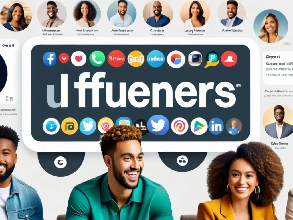 Influencers y creadores de contenido en redes sociales, promoviendo la transparencia y responsabilidad en publicidad