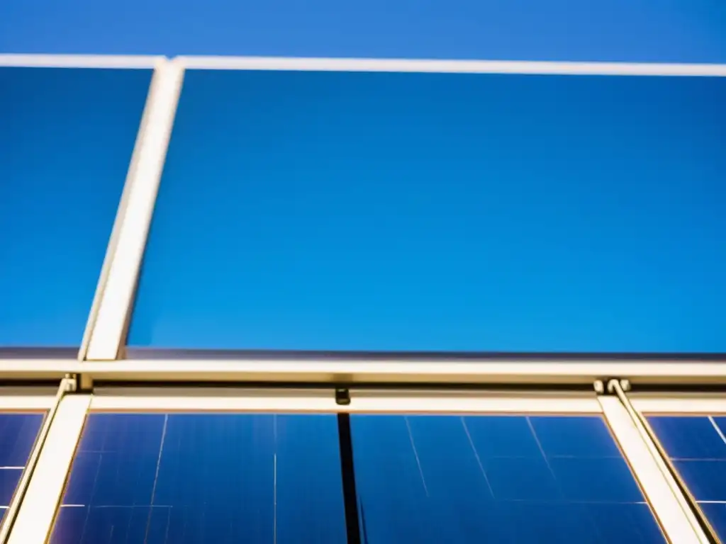 Instalación de paneles solares en un día soleado, resaltando el proceso de obtención de patentes con tecnología renovable y moderna
