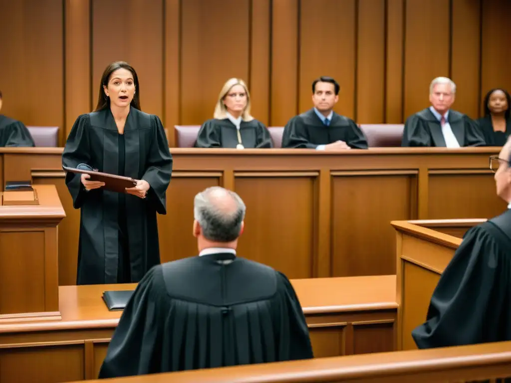 Un juez dicta sentencia en un caso de infracción de copyright en un tribunal, con consecuencias del streaming ilegal para creadores de contenido