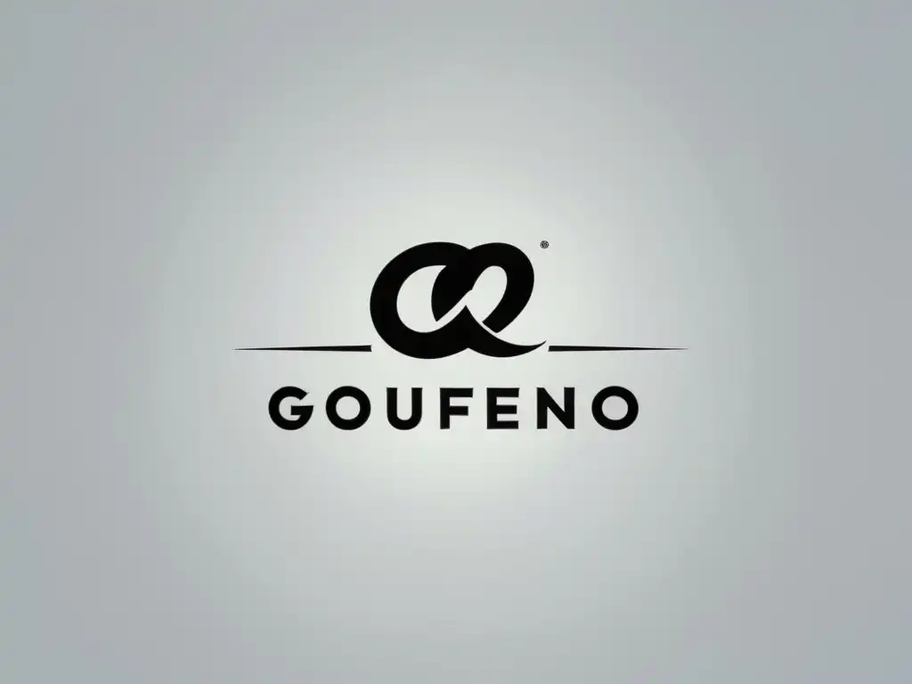 Logotipo minimalista en fondo blanco con iluminación suave, evocando una conexión emocional con el consumidor y arquetipos de marcas