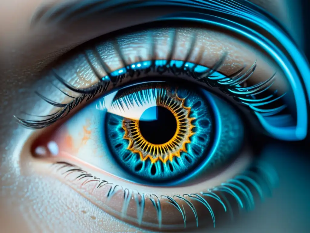 Un ojo escaneado con alta tecnología revela riesgos de privacidad en biometría
