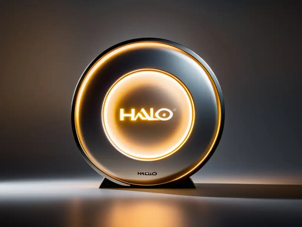 Un producto líder se destaca con un halo de luz, resaltando su calidad y prestigio