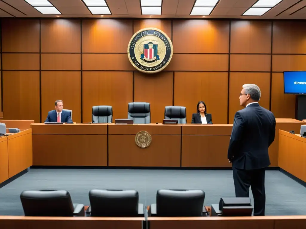 En la sala del tribunal, un caso de infracción de derechos de autor relacionado con podcasting