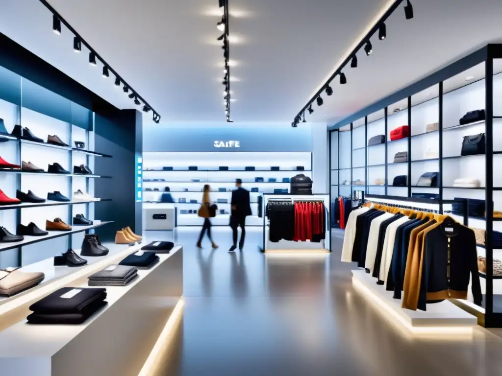 Tienda de moda moderna cumpliendo con regulaciones seguridad productos moda, productos elegantes y ambiente seguro